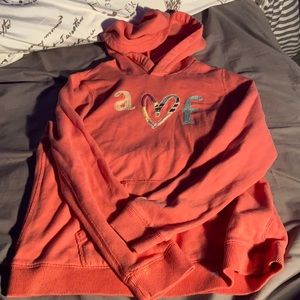 Abercrombie kids pink hoodie